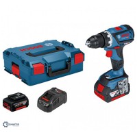 BOSCH GSR 18V-60 C gręžtuvas - suktuvas 2x5 Ah L-Boxx 136